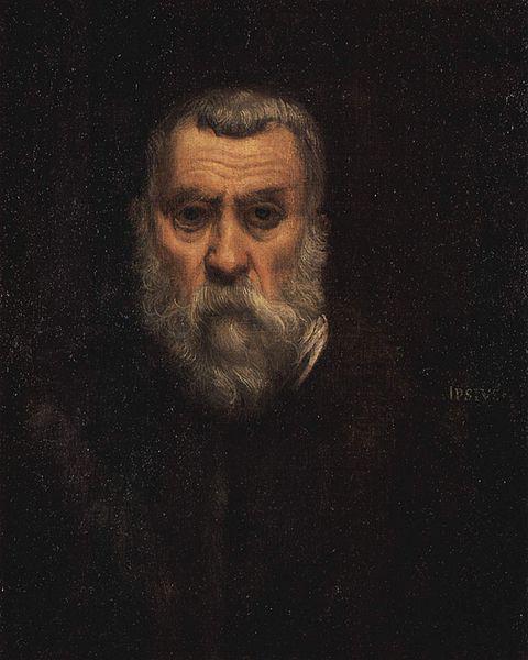 Jacopo Tintoretto Self-portrait Sweden oil painting art